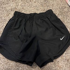 All black nike shorts